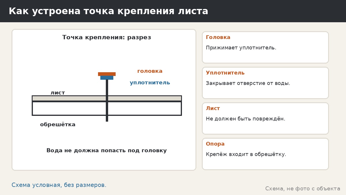 Кровельные саморезы и уплотнители: почему мелочи решают судьбу кровли