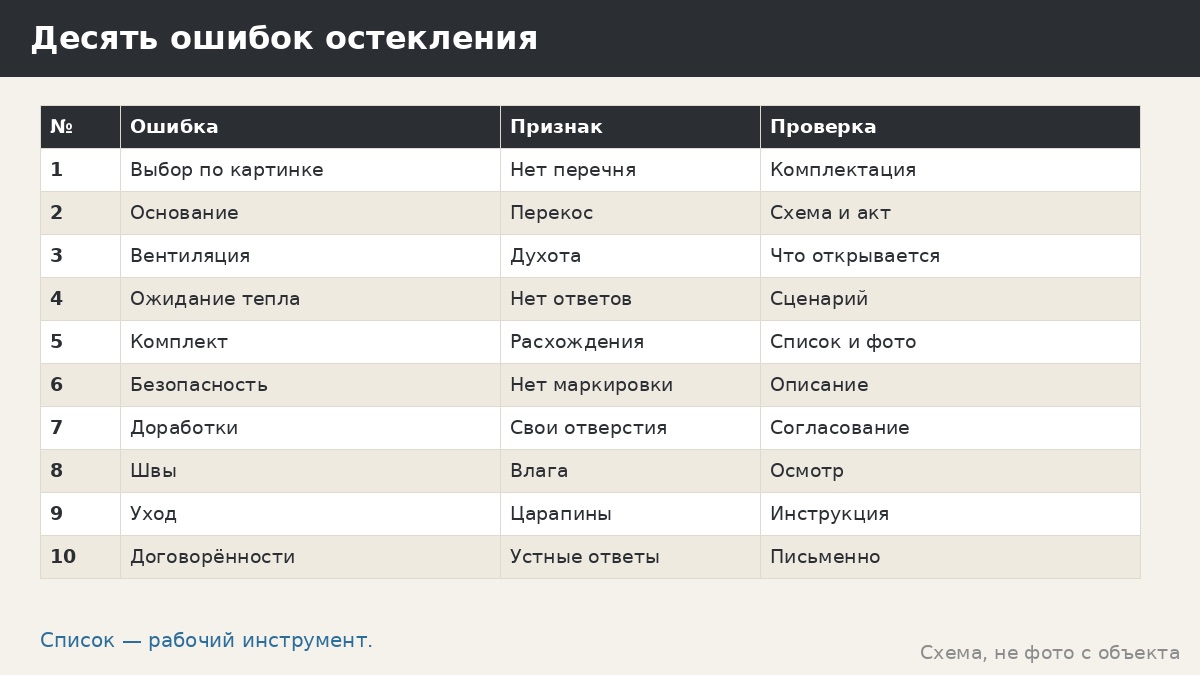 Ошибки остекления беседки: десять частых промахов и как их избежать
