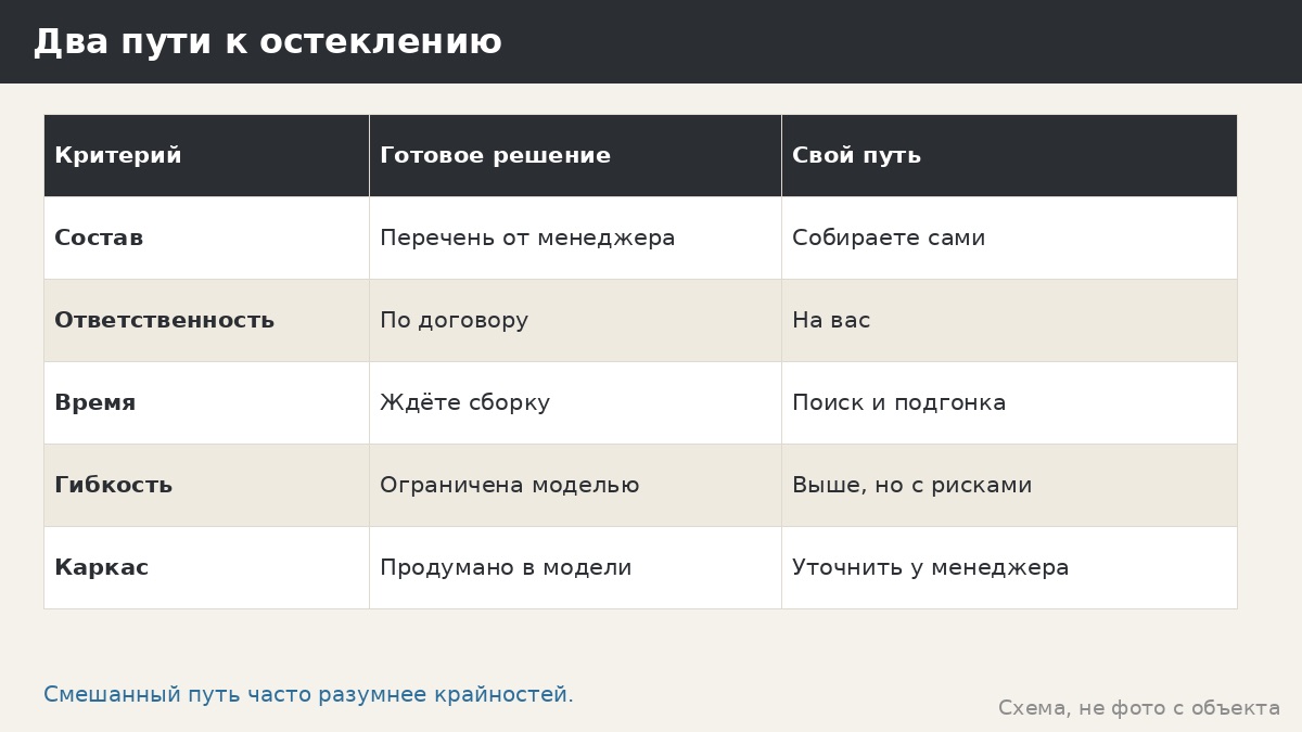 Остекление под ключ или своими руками: что выбрать и чем подкрепить