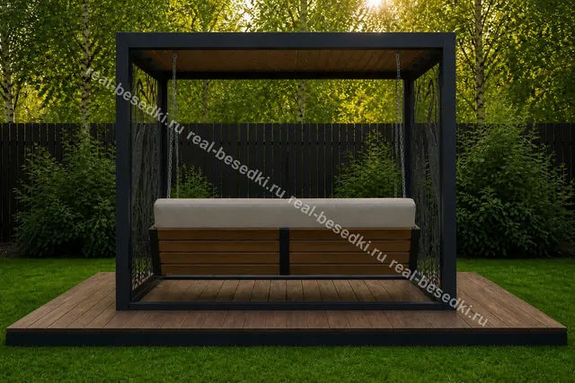 Качели «Цапля» поликарбонат — фото 6